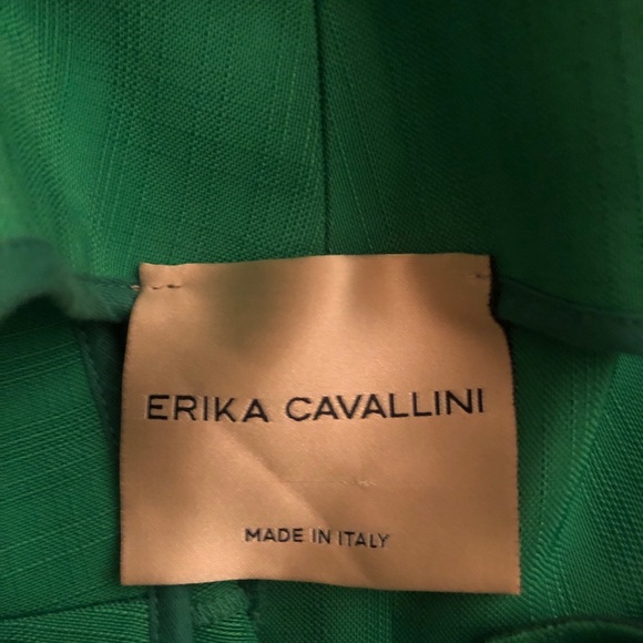 Erika Cavallini Semi Couture Green Trousers size 38 - Picture 4 of 5